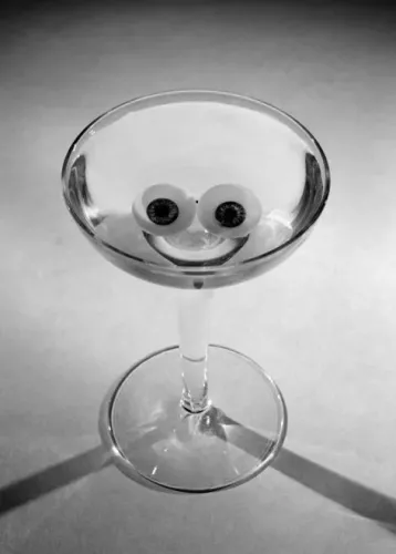 Happy hour martini, Greeting Card