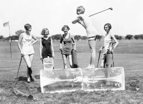 A cool round of golf, Greeting Card