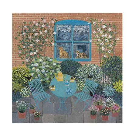 Watching The Birds, Greeting Card