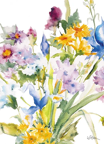 Blank - The Garden, Greeting Card