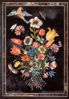Badminton Cabinet (Detail) (1720 / 1732), Postcard