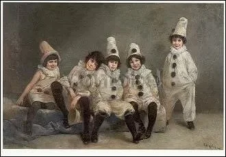 Childrens' Carnival (1888), Postcard