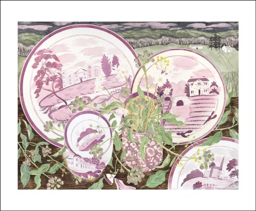 Lustreware and Ivy, Greeting Card