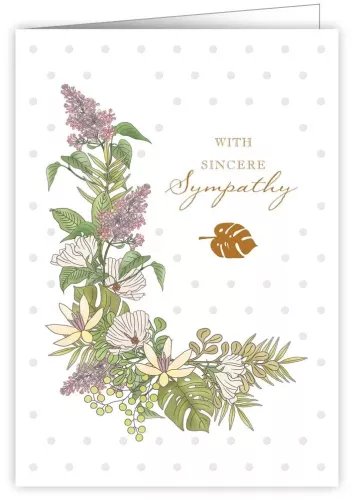 With sincere Sympathy, Greeting Card