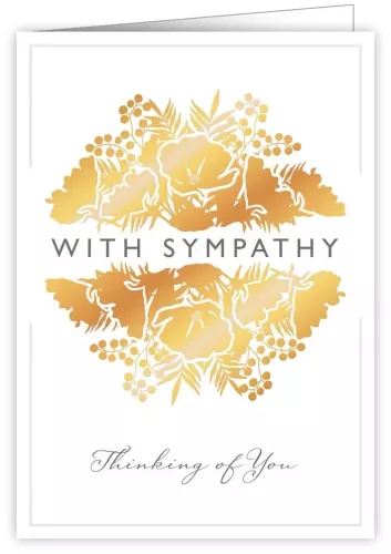 With Sympathy / Thinking of You, Greeting Card
