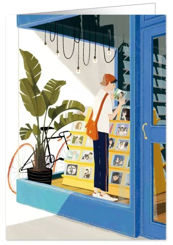 In the Record Store, Greeting Card
