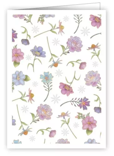 Blue Flowers, Mini Card