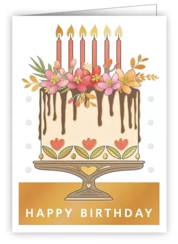 Birthday Cake, Mini Card