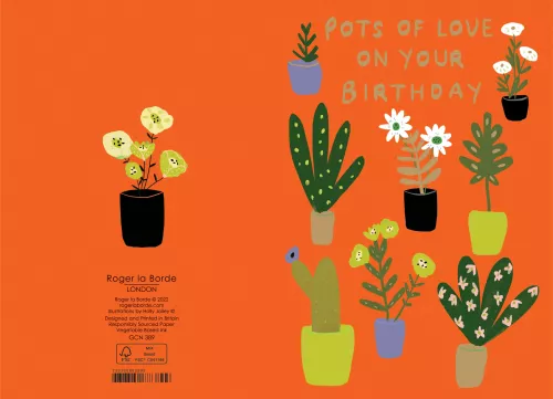 Birthday Pots Petite Card