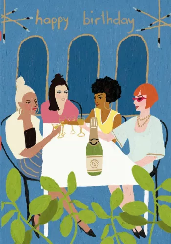 Birthday Toast Petite Card