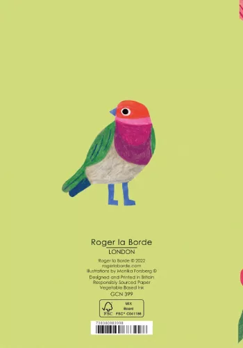 Colourful Birds Petite Card