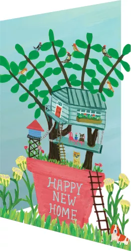 Treehouse Lasercut Card