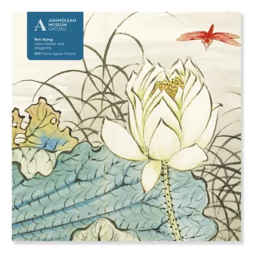 Ashmolean: Ren Xiong: Lotus Flower and Dragonfly (500 pieces)