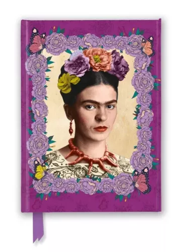 Frida Kahlo Purple , A5 Foiled Journal