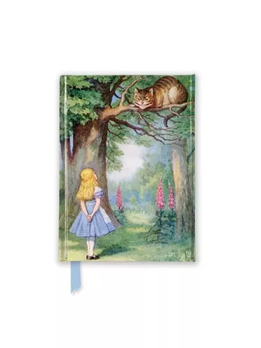 John Tenniel: Alice and the Cheshire Cat , Foiled Pocket Journal