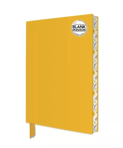 Sunny Yellow Blank Artisan Notebook