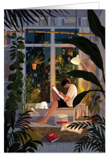 At Home Painting, Greeting Card