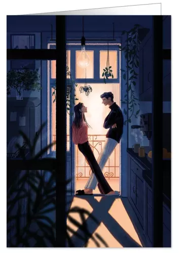 Hanging out in the Kitchen, Greeting Card