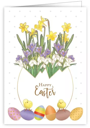 Easter Tullips, Greeting Card