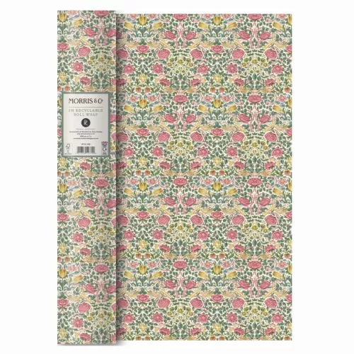 Rose Spring Green, William Morris, Roll Wrap