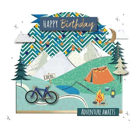 Adventure Awaits, Greeting Card