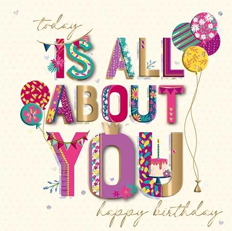 Its All About You, Greeting Card