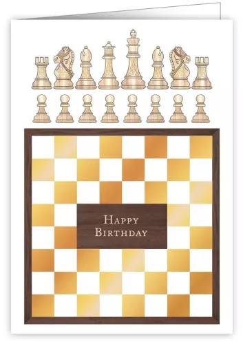 Chess, Greeting Card
