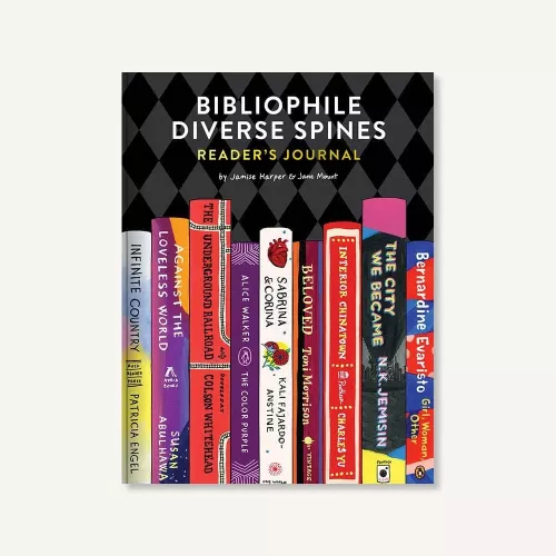 Bibliophile Diverse Spines Reader's Journal