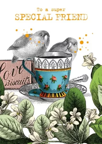Special Friend Birds, Greeting Card