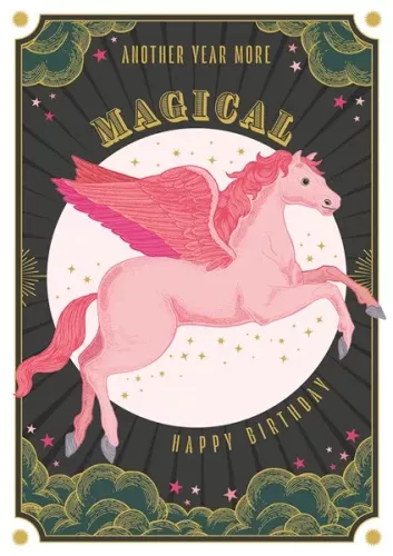 More Magical Unicorn, Greeting Card