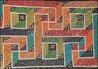 Detail of a Frieze from the Vault, 5. century, Postcard