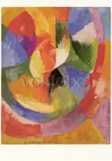 Circular forms, Sun no. 3 (1912/13), Postcard
