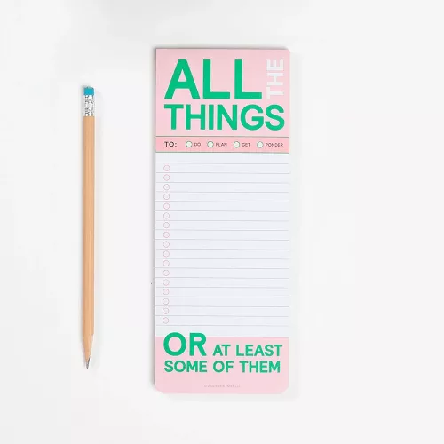 All The Things Make-a-List Pad