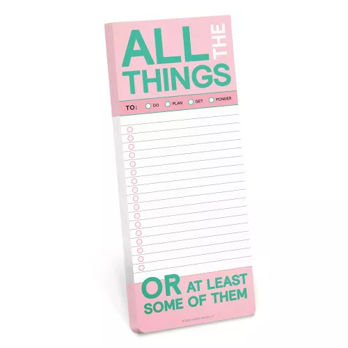 All The Things Make-a-List Pad