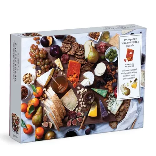 Art of the Cheeseboard 1000 Piece Multi-Puzzle