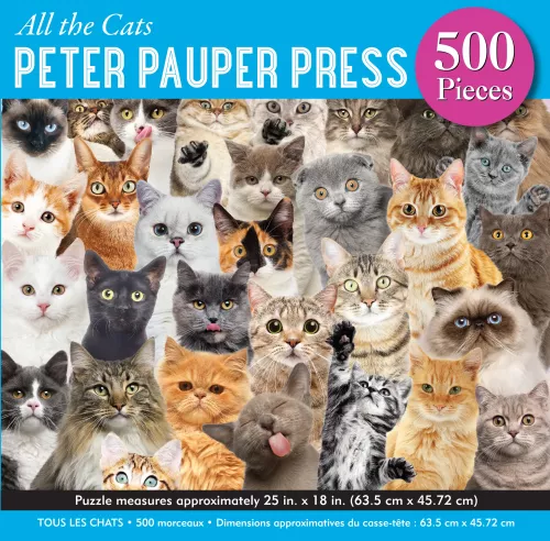 All The Cats, 500 Piece Jigsaw Puzzle