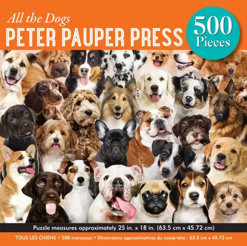All The Dogs, 500 Piece Jigsaw Puzzle