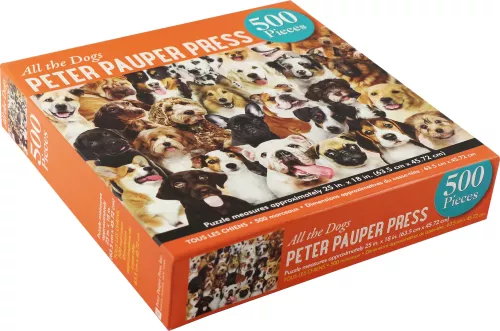 All The Dogs, 500 Piece Jigsaw Puzzle