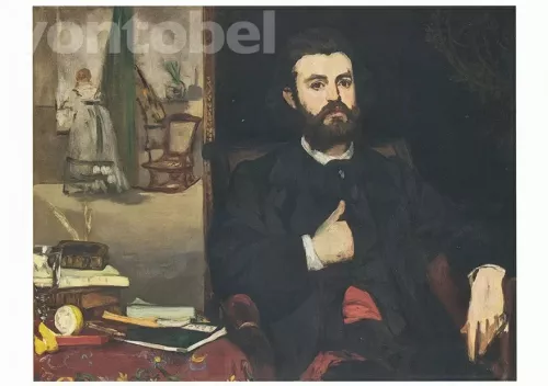 Portrait of Zacharie Astruc (1866), Postcard