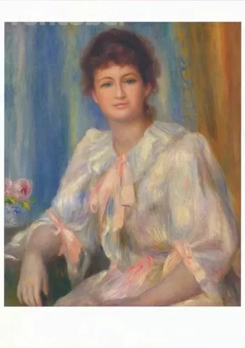 Portrait of a Young Woman (Young Lady in White) (1901), Postcard