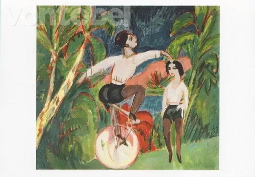 The Unicycle Rider (1911), Greeting card