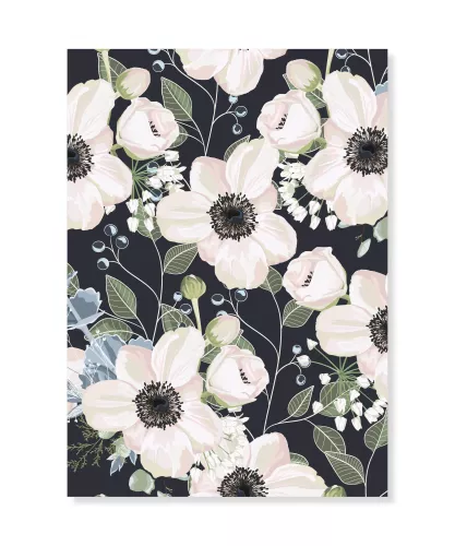 Midnattsblomster, Dubbelvikt Kort
