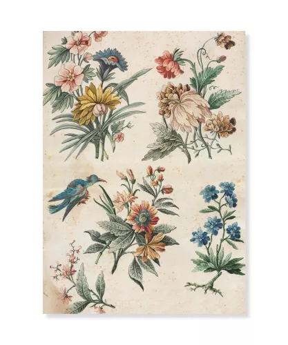 Floral Designs, Dubbelvikt Kort