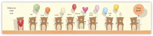Welcome Little One, Greeting Card