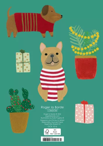 Chou Chou Chien Standard Christmas Card single