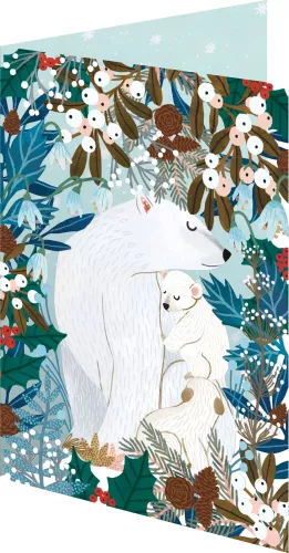 Wild Wood Hideaway Lasercut Christmas Card single