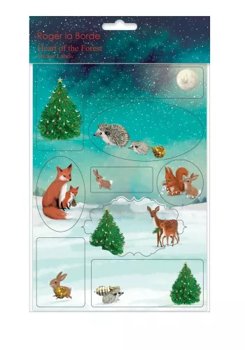 Heart of the Forest Sticker Labels Sheet