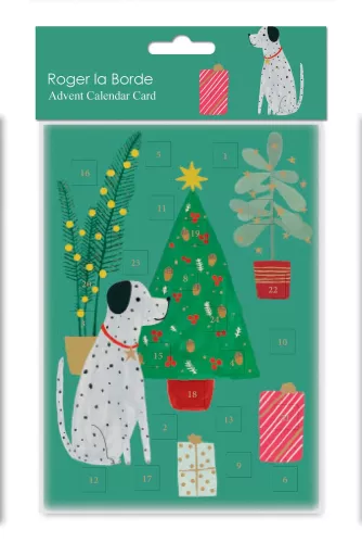 Chou Chou Chien Advent Calendar Greeting Card