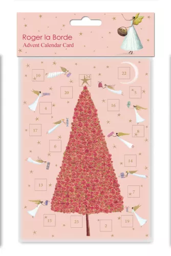 Celestial Tree Advent Calendar Greeting Card