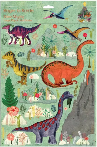 Dino Mighty Pop & Slot Activity Set